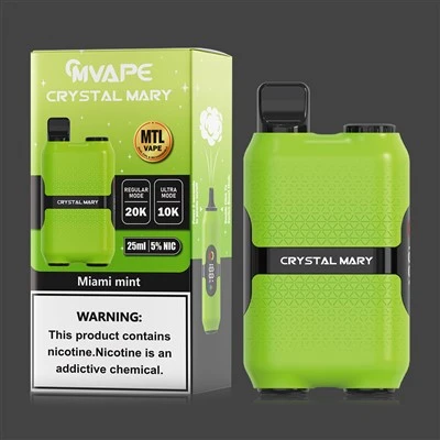 CM VAPE 20000 PUFF SPACE ROCKET Vienreizējās lietošanas VAPE:Miami Mint